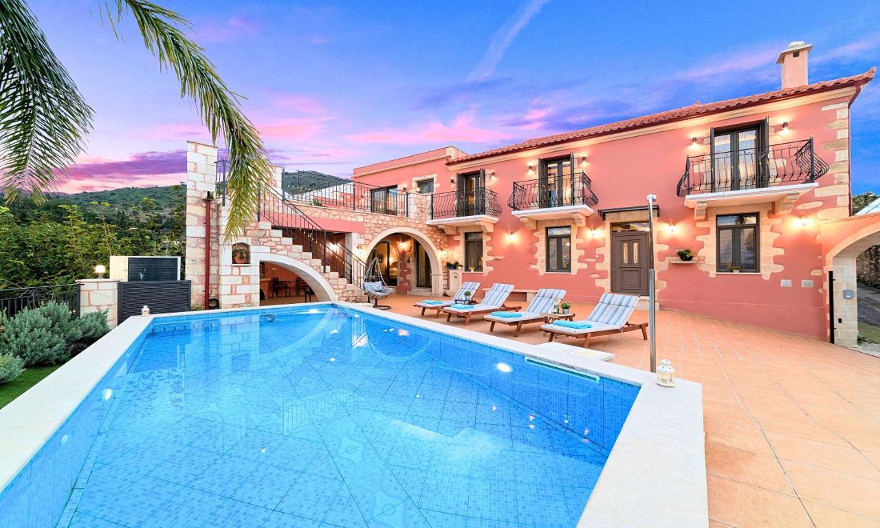 Steve Kois Villa Heated Pool Chania (Crete) Exterior photo