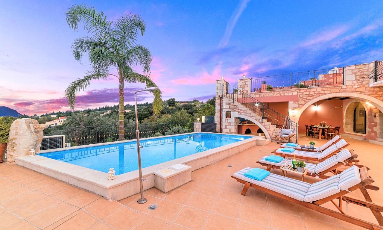 Steve Kois Villa Heated Pool Chania (Crete) Exterior photo